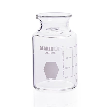 Dwk Life Sciences BEAKERplus Combination Beaker and Flask, 250 ml, 6 pack 164121